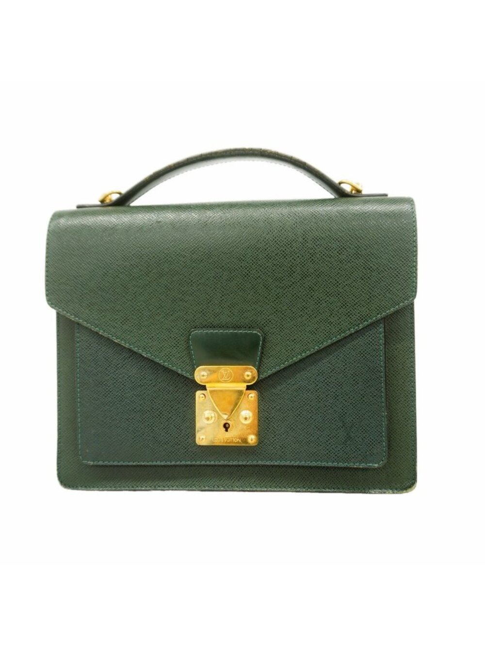 Louis Vuitton Handbag Taiga Monceau 28 Epi Sea